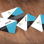 Flat Style Business Card Template Design Free Psd – Download Psd Intended For Name Card Template Psd Free Download