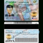 Florida Drivers License Psd Template Within Florida Id Card Template