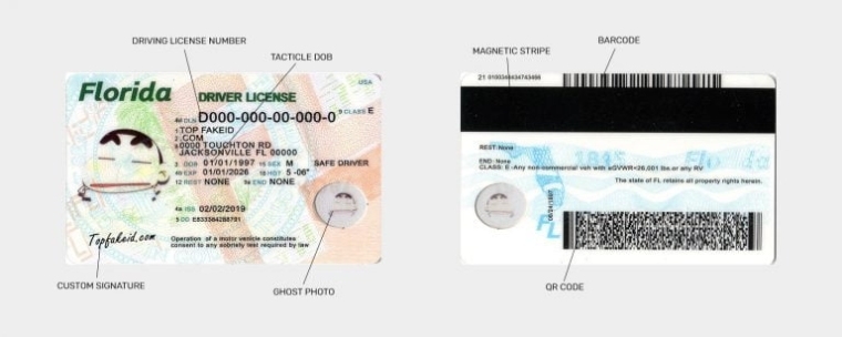 Florida Id – Buy Scannable Fake Id – Premium Fake Ids Throughout Florida Id Card Template