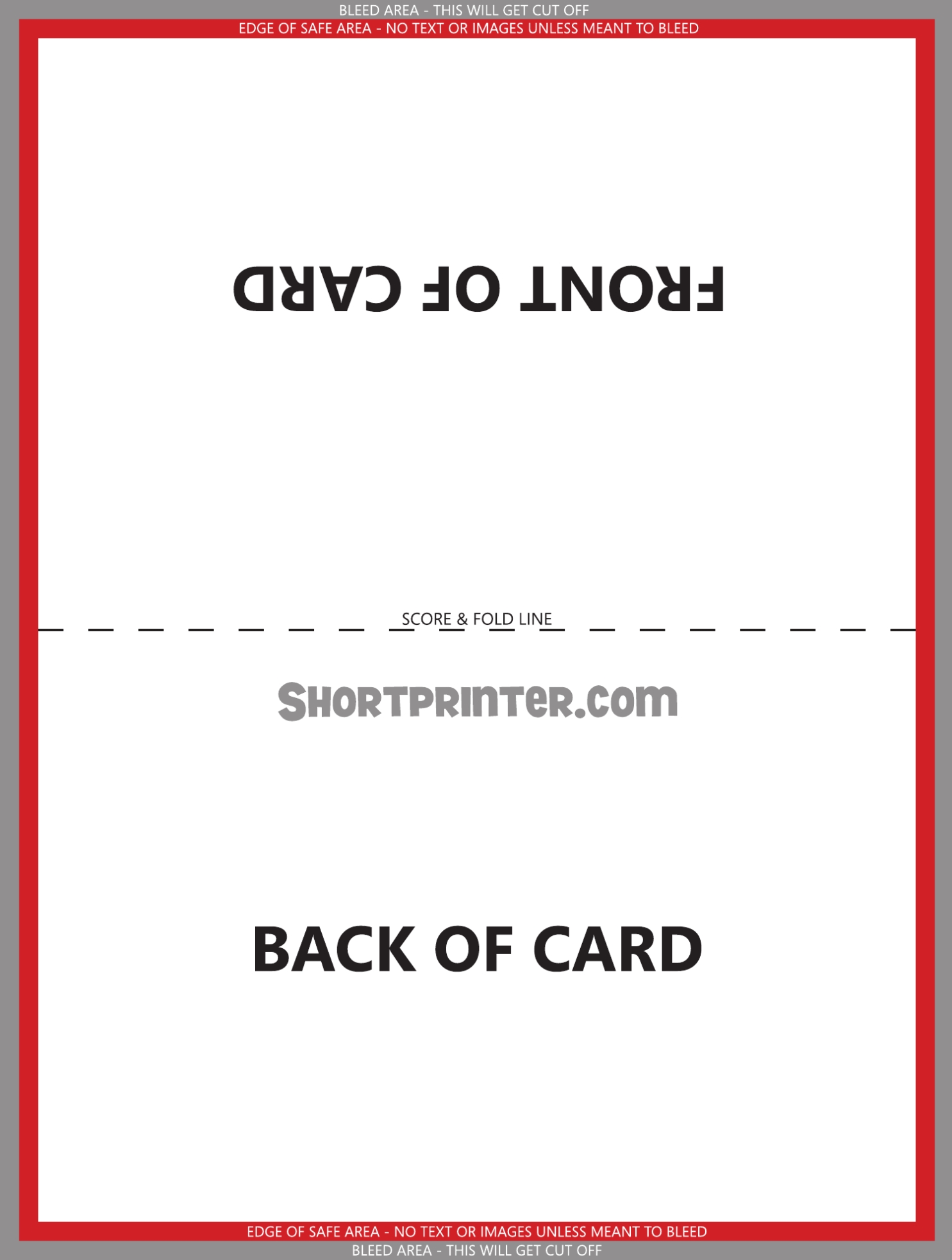 Folded Greeting Card Template Free Download With Half Fold Greeting Card Template Word