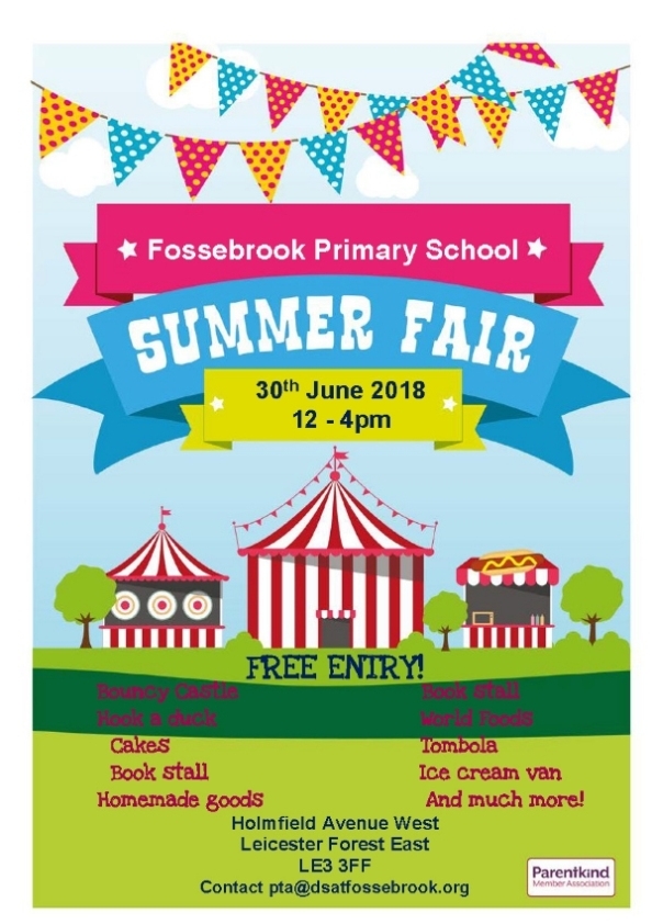Fossebrook Primary School Pta Summer Fete | Fossebrook Primary School Pta With Summer Fair Flyer Template