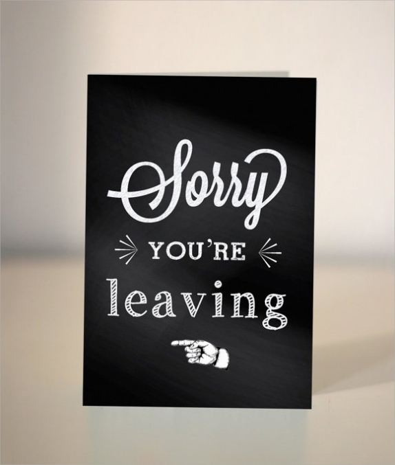 Free 10+ Sample Farewell Card Templates In Ai | Ms Word | Pages | Psd | Publisher | Pdf Regarding Goodbye Card Template