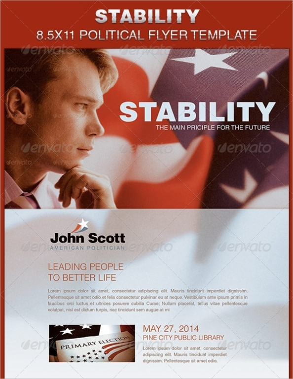 Free 11+ Political Flyer Templates In Ms Word | Psd | Ai | Publisher | Indesign | Pages In Free Political Flyer Templates