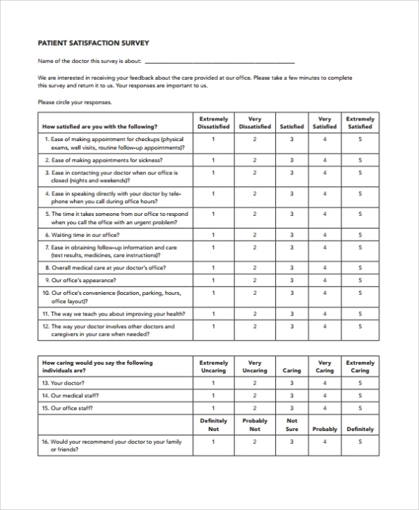 Free 11+ Sample Feedback Survey Templates In Pdf | Ms Word Intended For Poll Template For Word