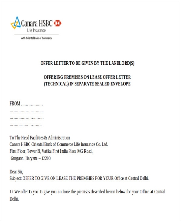 Free 14+ Sample Lease Proposal Letter Templates In Pdf | Pages | Google Docs | Ms Word intended for Business Lease Proposal Template