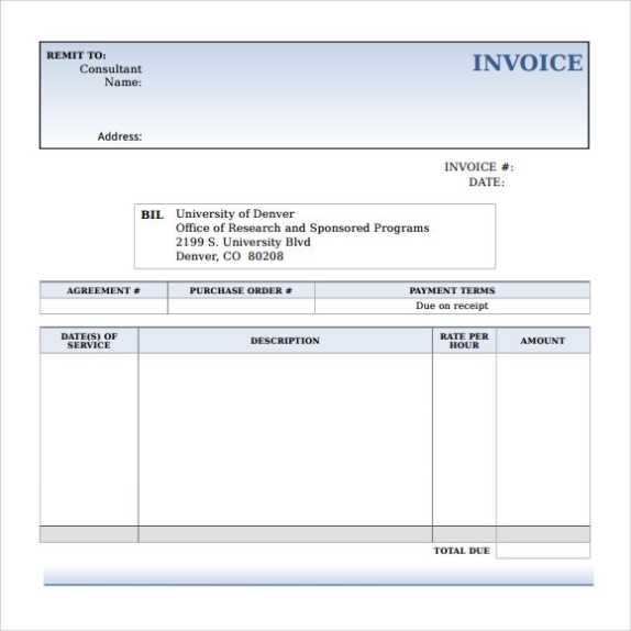 Free 14+ Sample Microsoft Invoice Templates In Ms Word | Excel In Free Consulting Invoice Template Word
