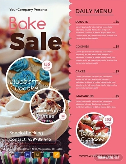 Free 16+ Sales Flyer Templates In In Illustrator | Indesign | Ms Word | Pages | Photoshop Pertaining To Bake Sale Flyer Template Free
