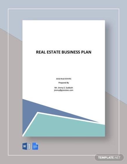 Free 17+ Real Estate Business Plan Templates In Google Docs | Ms Word | Pages | Pdf Within Property Development Business Plan Template Free