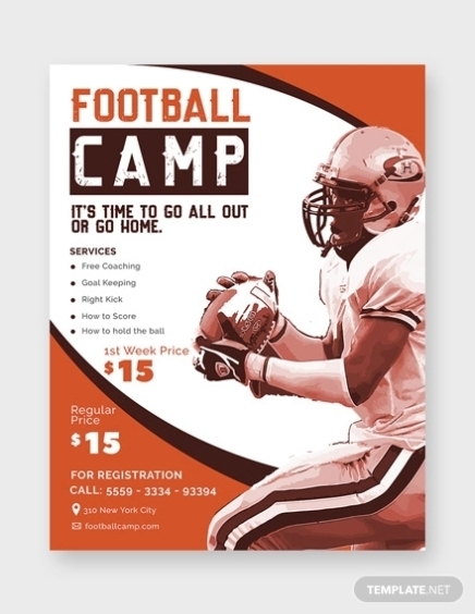 Free 21+ Sports Flyer Designs Templates In Ms Word | Psd | Ai | Apple Pages In Sports Camp Flyer Template