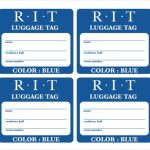 Free 24+ Sample Luggage Tag Templates In Pdf | Psd Pertaining To Luggage Tag Template Word