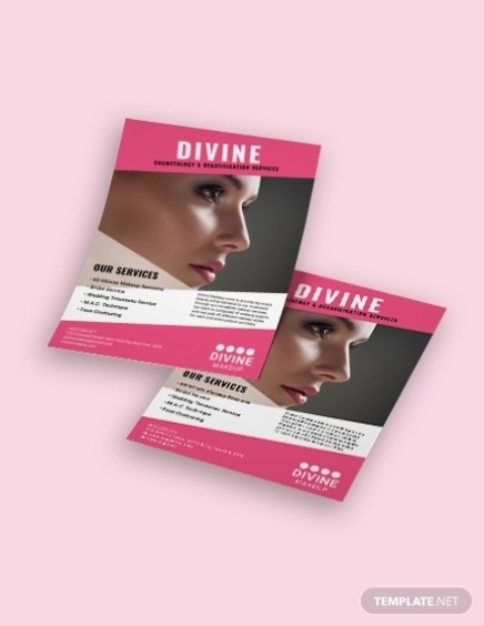 Free 27 + Cosmetic Flyer Templates In Psd | Vector Eps | Indesign | Ms Word | Pages | Publisher | Ai Throughout Makeup Artist Flyer Template Free