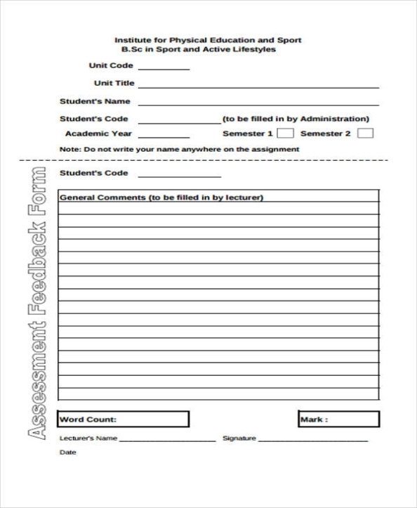 Free 27+ Sample Student Feedback Forms In Pdf | Ms Word | Excel Inside Student Feedback Form Template Word