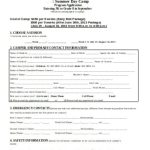 Free 31+ Camp Registration Forms In Pdf | Ms Word | Excel Throughout Camp Registration Form Template Word