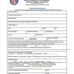 Free 35+ Sample Registration Forms In Ms Word With Seminar Registration Form Template Word