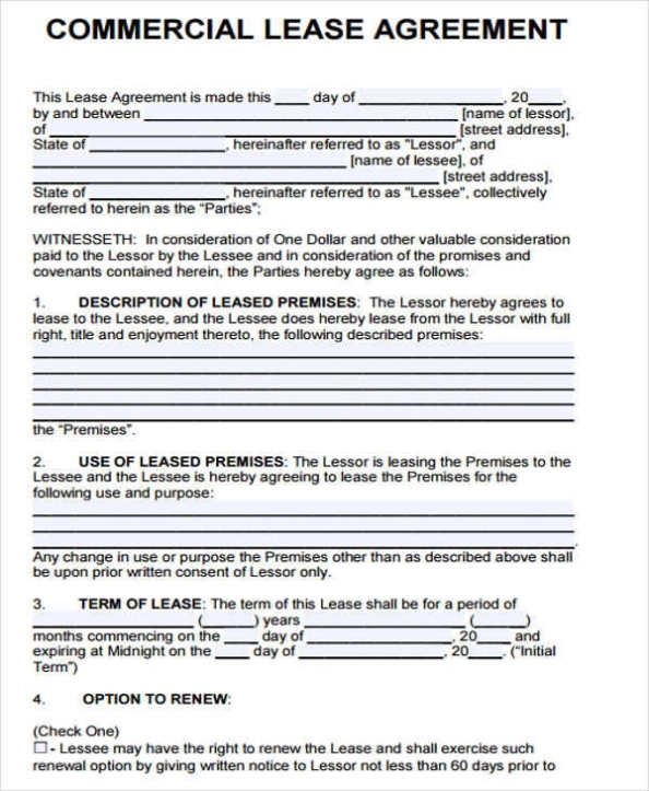 Free 49+ Lease Agreement Formats & Templates In Pdf | Ms Word | Google Docs | Pages In Business Lease Agreement Template