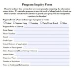 Free 50+ Inquiry Forms In Pdf | Ms Word (Doc.) Intended For Enquiry Form Template Word