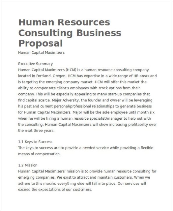Free 59 Business Proposal Examples Samples In Pdf Google Docs Inside Business Plan Template For Consulting Firm