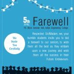 Free 6+ Sample Farewell Invitation Templates In Pdf | Psd | Eps Throughout Farewell Card Template Word