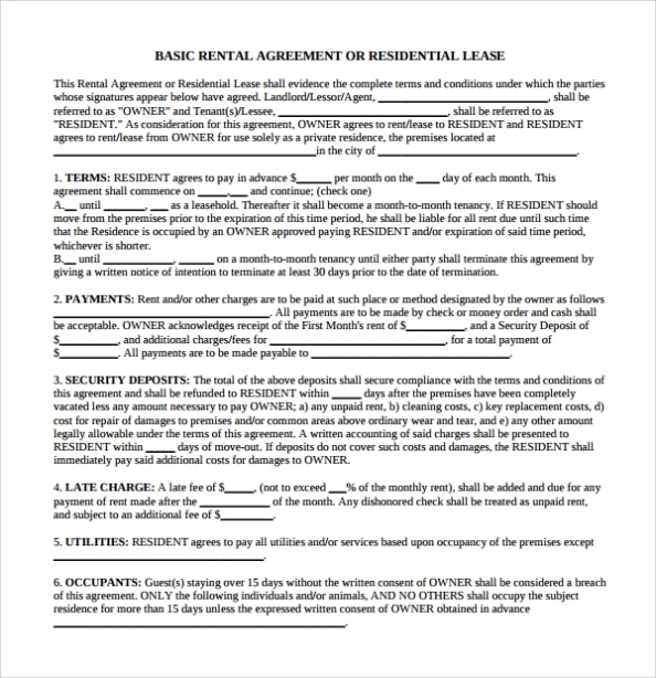 Free 8+ Sample Business Rental Agreement Templates In Pdf | Ms Word | Google Docs | Pages Inside Business Lease Agreement Template