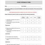 Free 9 Sample Event Feedback Forms In Ms Word Pdf throughout Event Survey Template Word