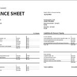 Free Balance Sheet Template For Small Business | Letter Template Pertaining To Small Business Balance Sheet Template