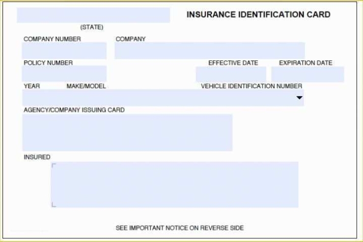 Free Blank Insurance Card Template Of Download Auto Insurance Card Template Pertaining To Fake Auto Insurance Card Template Download