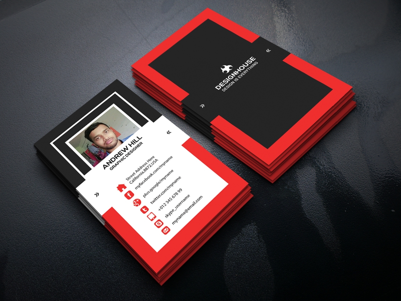 Free Business Card Template Download || Freebie || Psd On Behance With Regard To Download Visiting Card Templates
