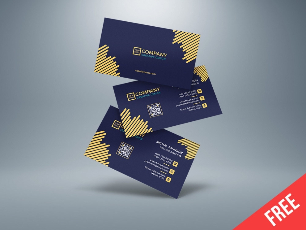 Free Business Card Template Download On Behance Within Free Editable Printable Business Card Templates
