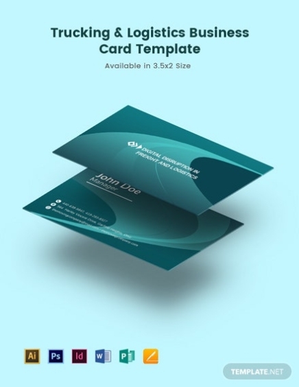 Free Business Card Templates In Adobe Photoshop (Psd) | Template Inside Transport Business Cards Templates Free