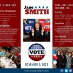 Free Campaign Brochure Templates Throughout Election Flyers Templates Free