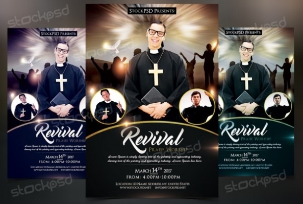 Free Church Invitation Flyers for Church Revival Flyer Template Free
