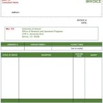 Free Consultant Invoice Template (Excel, Word, Pdf) – Excel Tmp In Free Consulting Invoice Template Word