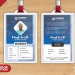 Free Corporate Id Card Psd Template – Download Psd Within Template For Id Card Free Download