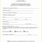 Free Credit Card Authorization Form Template Word Of 5 Credit Card Form Within Order Form With Credit Card Template