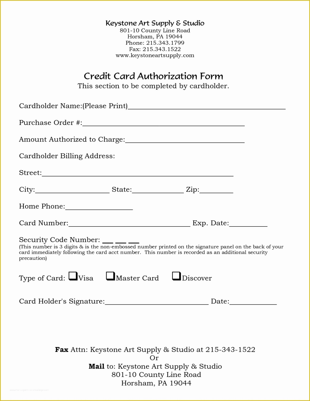 Free Credit Card Authorization Form Template Word Of 5 Credit Card Form Within Order Form With Credit Card Template