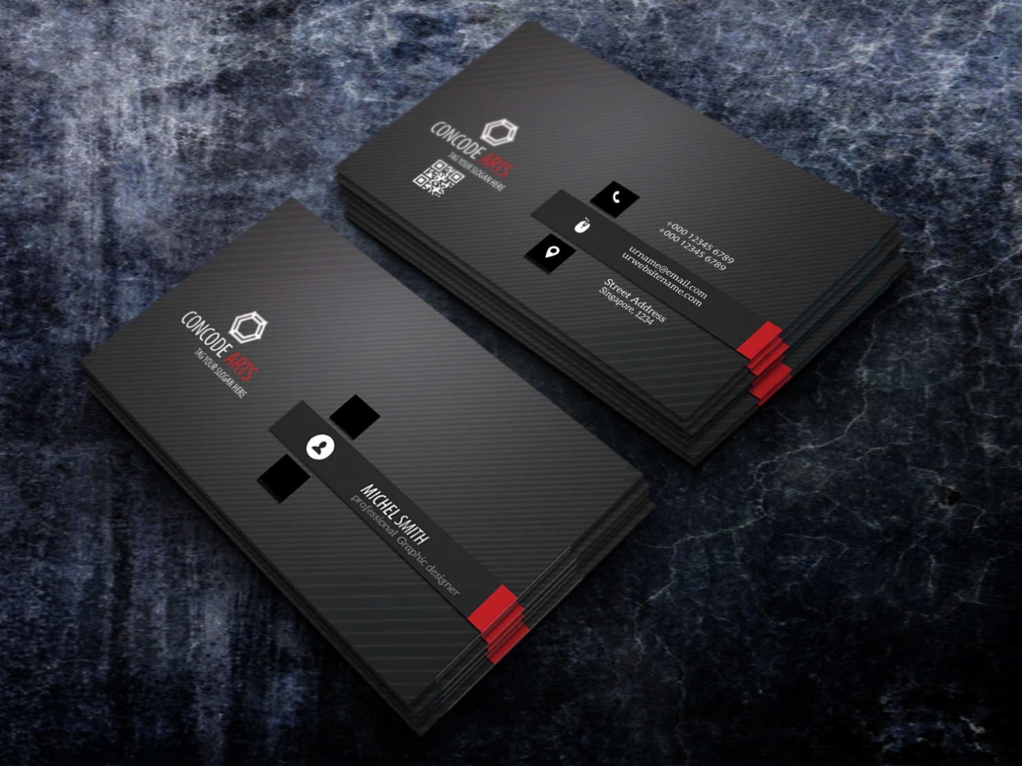 Free Download Black Color Professional Business Cards Vol 106 – Professional Business Card Templates With Regard To Professional Business Card Templates Free Download