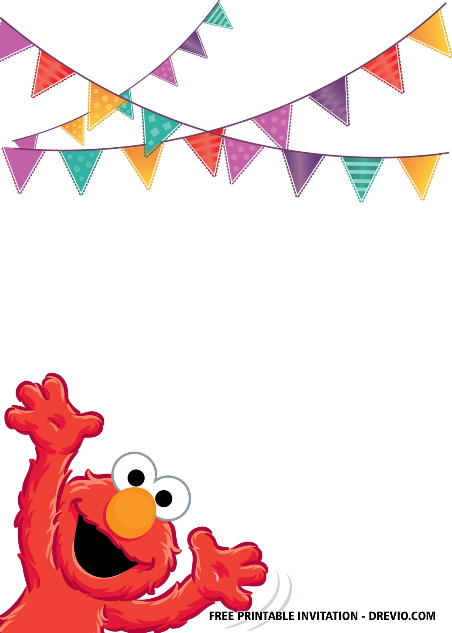 Free Elmo Birthday Invitation Templates | Download Hundreds Free Printable Birthday Invitation Within Elmo Birthday Card Template