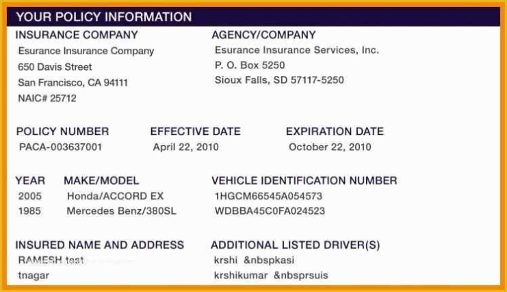 Free Fake Auto Insurance Card Template Of 15 Free Fake Auto Insurance Card Template with Fake Auto Insurance Card Template Download