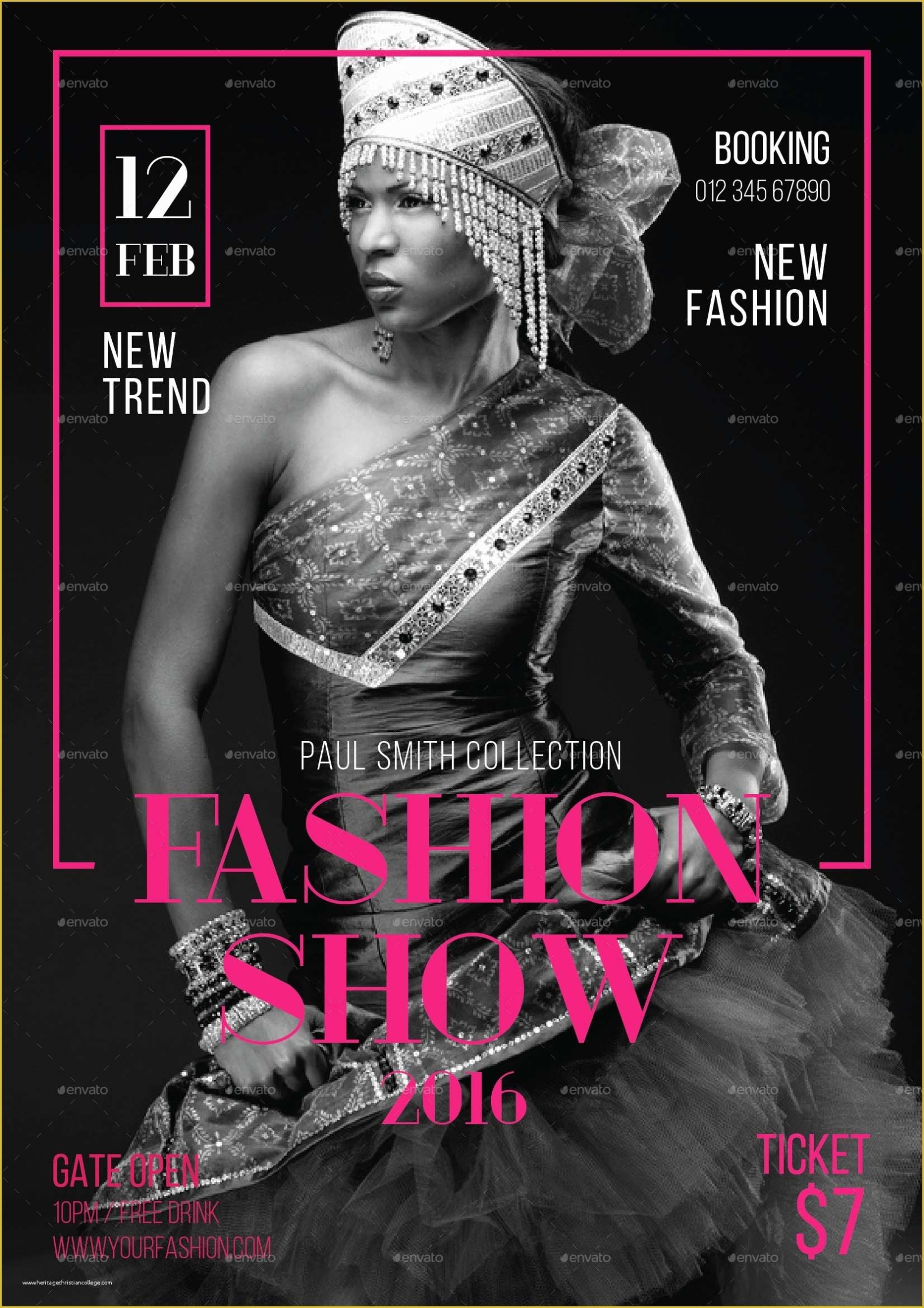 Free Fashion Show Flyer Template Of Fashion Show Flyer By Tokosatsu | Heritagechristiancollege Intended For Fashion Flyers Templates For Free