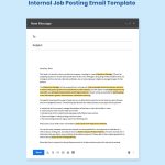 Free Free Internal Job Posting Email Template | Template with Internal Job Posting Template Word