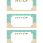 Free Gift Certificate Template | 50+ Designs | Customize Online And Print Pertaining To Donation Cards Template