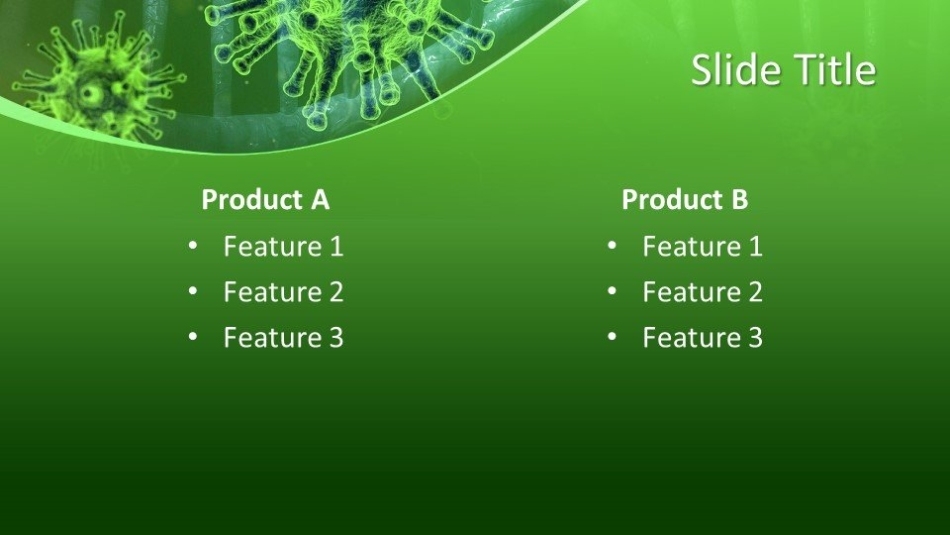 Free Green Virus Powerpoint Template - Free Powerpoint Templates inside Virus Powerpoint Template Free Download