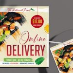 Free Home Online Delivery Flyer Template In Psd – Psdflyer Regarding Delivery Flyer Template