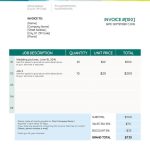 Free Indesign Invoice Templates | Invoiceberry With Regard To Cool Invoice Template Free