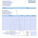 Free Janitor (Janitorial) Invoice Template | Pdf | Word | Excel Throughout Maintenance Invoice Template Free