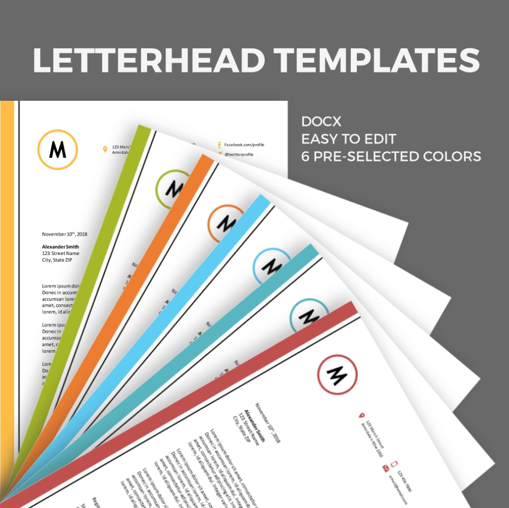Free Letterhead Template For Ms Word – Free Svg Pertaining To Word Stationery Template Free