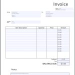 Free Painting Invoice Template Word Pdf Eforms – Painting Invoice Template Download Printable Pertaining To Painter Invoice Template