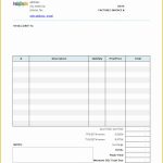 Free Personal Invoice Template Of Editable Invoice Template Excel Inside Individual Invoice Template