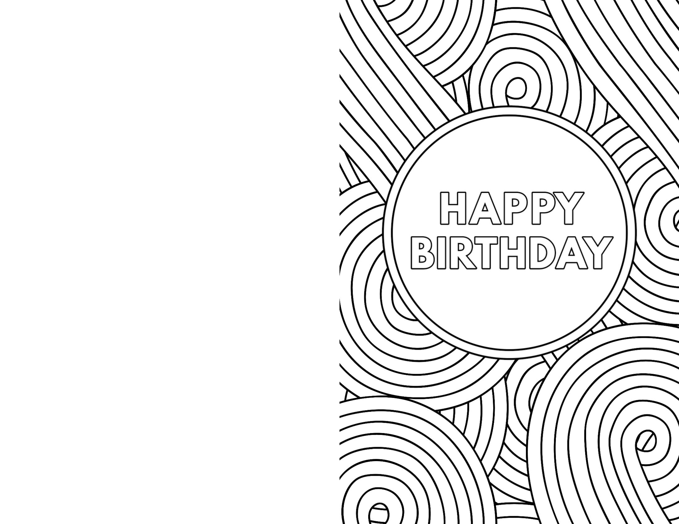 Free Printable Birthday Cards – Paper Trail Design With Fold Out Card Template