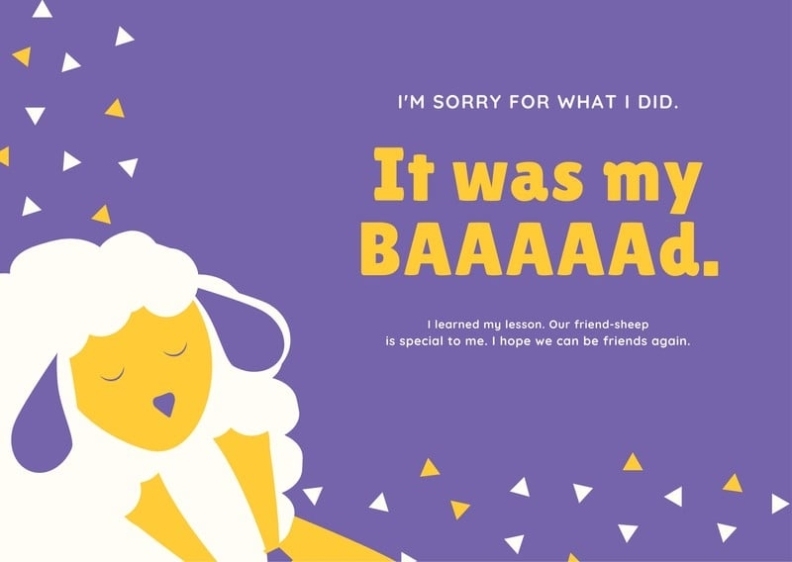 Free Printable, Customizable Apology Card Templates | Canva For Sorry Card Template